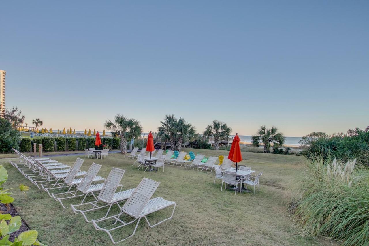 Oceanfront Condo W Balcony King Bed Meridian Plaza Myrtle Beach Esterno foto