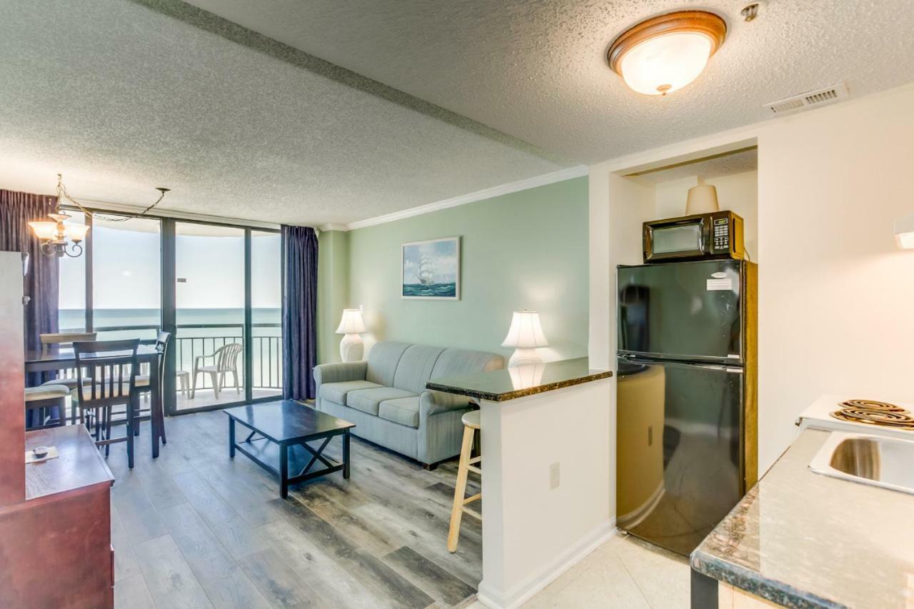Oceanfront Condo W Balcony King Bed Meridian Plaza Myrtle Beach Esterno foto