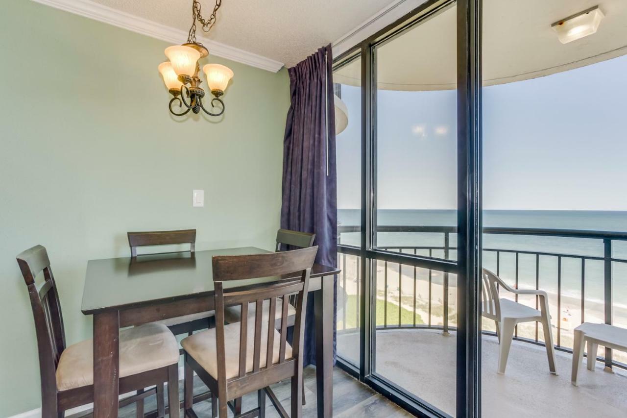 Oceanfront Condo W Balcony King Bed Meridian Plaza Myrtle Beach Esterno foto