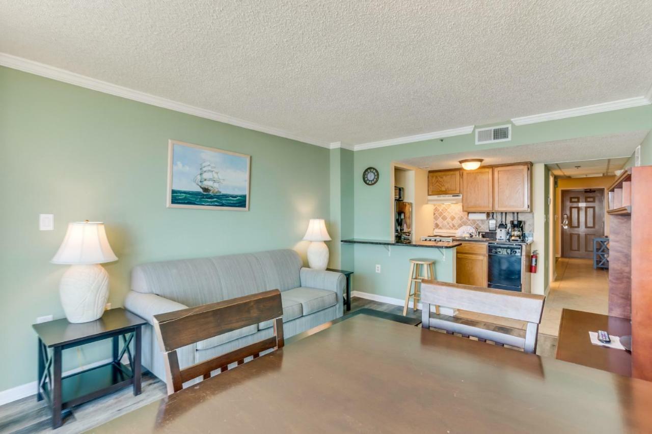 Oceanfront Condo W Balcony King Bed Meridian Plaza Myrtle Beach Esterno foto