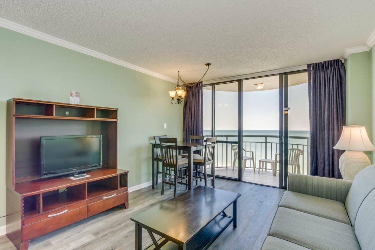 Oceanfront Condo W Balcony King Bed Meridian Plaza Myrtle Beach Esterno foto