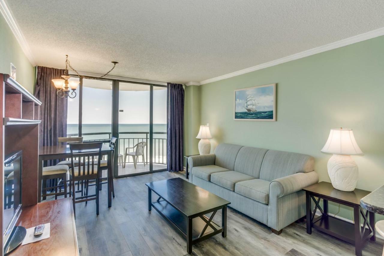 Oceanfront Condo W Balcony King Bed Meridian Plaza Myrtle Beach Esterno foto