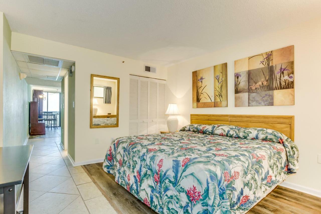 Oceanfront Condo W Balcony King Bed Meridian Plaza Myrtle Beach Esterno foto
